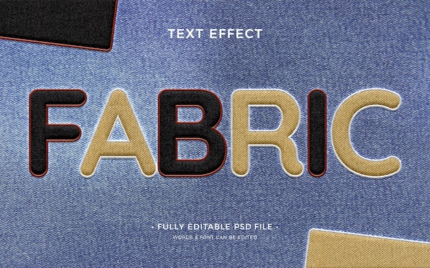 Fabric Text Effect – Free Download for Stunning Visuals