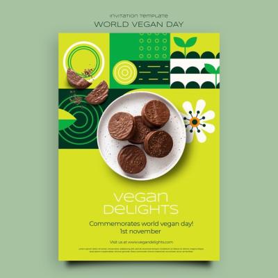 World Vegan Day Celebration Invitation Template – Free Download