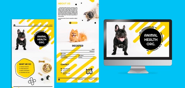 Explore a Collection of Dog Food Webpage PSD Templates – Free Download
