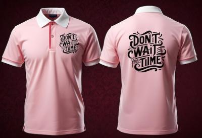 A Pink Shirt Featuring the Phrase ‘Dont’ – Free to Download
