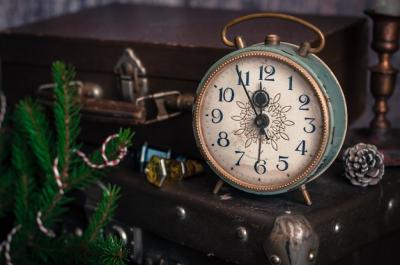 Retro Style Alarm Clock and Suitcases – Free Stock Photo, Download for Free