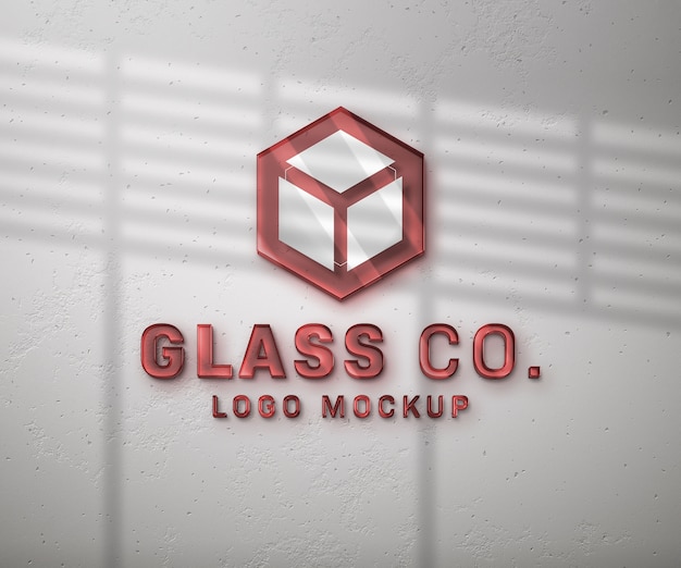 Translucent 3D Logo Mock-Up – Free Download