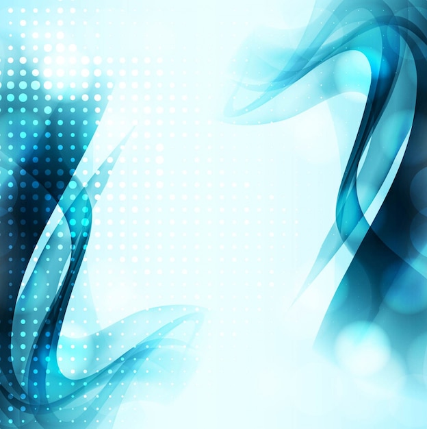 Blue Wavy Background with Dots – Free Stock Photo for Download