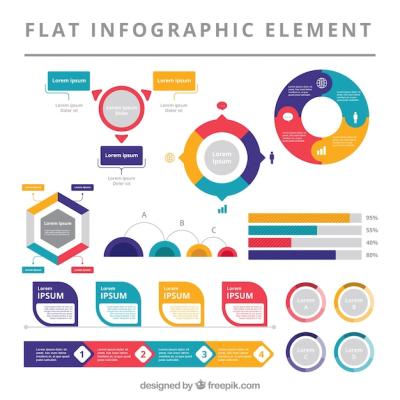 Flat Elements Infographic Collection – Free Stock Photos for Download