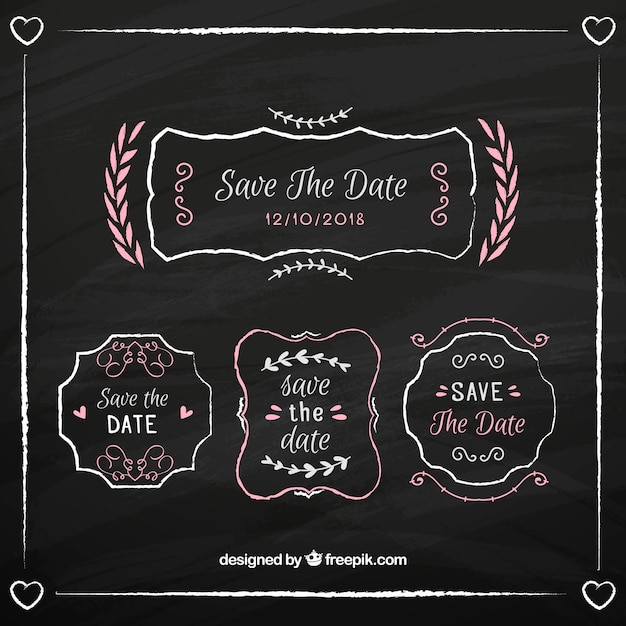 Vintage Typographic Wedding Invitation – Free Download