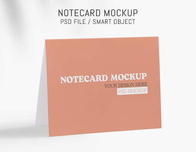 PSD Notecard Mockup Design – Free Download for Creative Projects