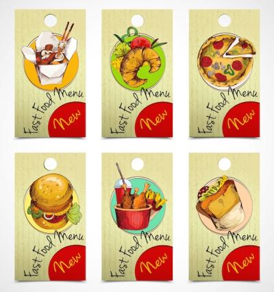 Fast Food Tags – Free Download, Free Stock Photo