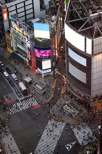 Beautiful City Landscape with People on Streets – Free Download Free Stock Photo