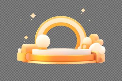 3D Isolated Stage Podium – Free Stock Photo for Download