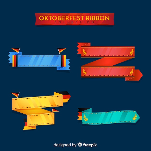 Classic Oktoberfest Ribbon Design – Free Stock Photos for Download