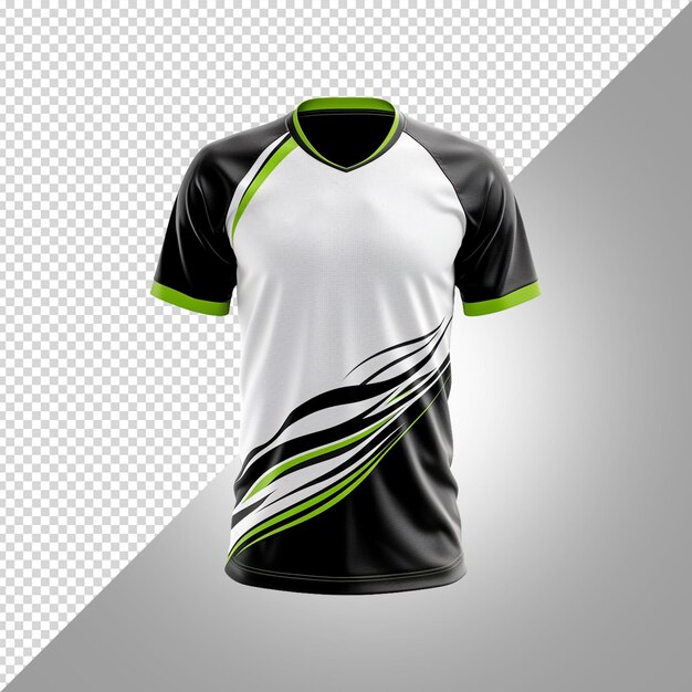 Esport Jersey Mockup on White Background – Free to Download