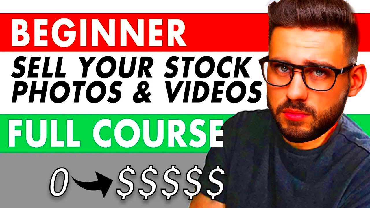 Stock Photography Guide for Beginners FREE COURSE Make Money Adobe 