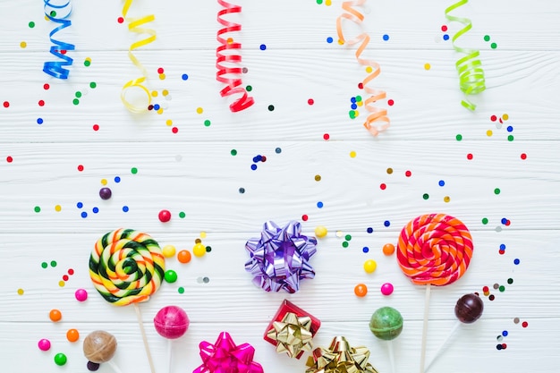 Sweets in Colorful Ribbons – Free Stock Photo for Download