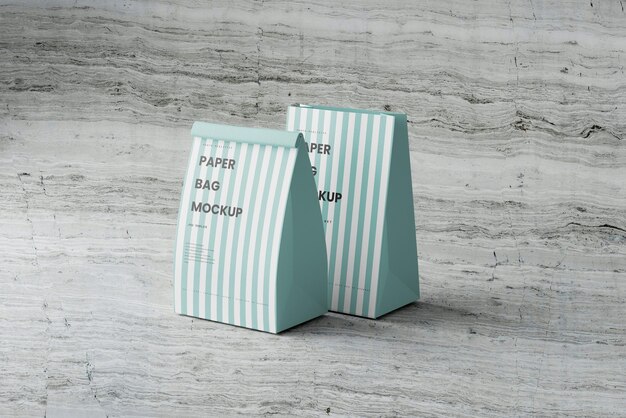 Paper Bag Mockup Design for Creative Projects – Free Download