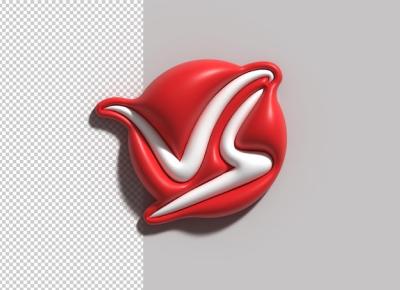 3D Render Comparison with Company Letter Logo – Free to Download