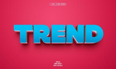 3D Editable Text Effect PSD Template – Free Download