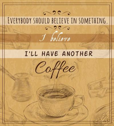Coffee Set Retro Poster – Free Stock Photo for Download