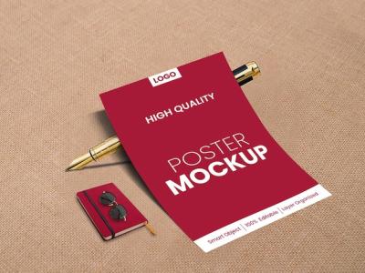 High-Quality Poster Mockup – Free Download, Download Free Stock Photo