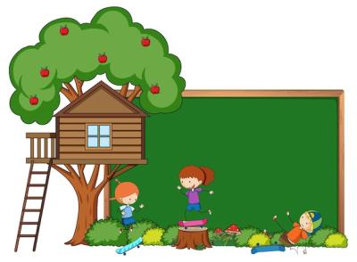 Kids Cartoon Character Chalkboard Banner – Free Stock Photo for Download