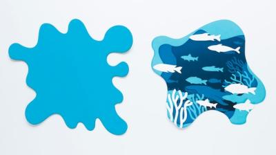 Paper Stains for Ocean’s Day – Free Download