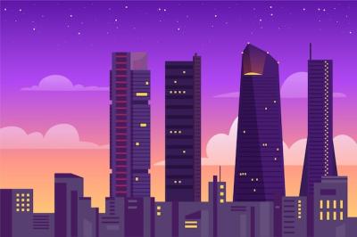 City Landmarks Wallpaper for Video Conferencing – Free to Download