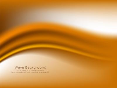 Abstract Stylish Yellow Wave Design Background – Free Download
