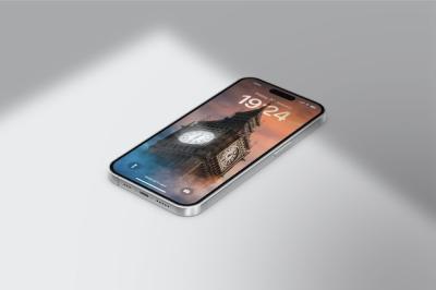 A Phone Displaying 12:00 â Free Download for Stock Photos