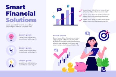 Finances Template Design – Free Download, Download Free Stock Photo