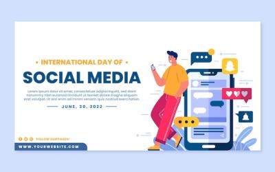Facebook Post Template for Social Media Day – Free Download
