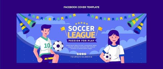 Soccer Facebook Cover – Free Download Free Stock Photo