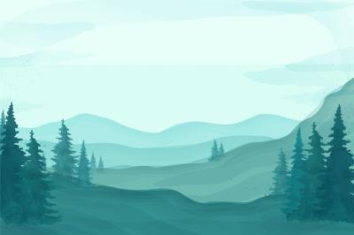 Hand Painted Nature Background – Free Download