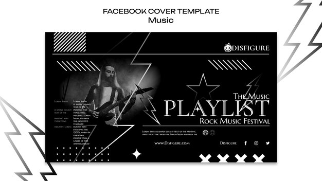 Music Festival Facebook Cover Template – Free to Download