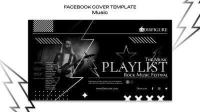 Music Festival Facebook Cover Template – Free to Download