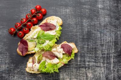 Healthy Sandwiches and Tomatoes – Free Stock Photo for Download