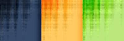 Halftone Background Set in Black, Yellow, and Green – Free to Download