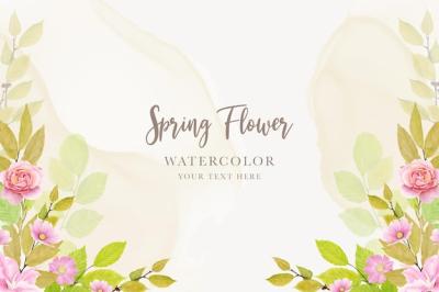 Floral Ornament Wedding Invitation Card Set – Free Download