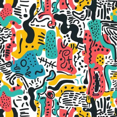 A Colorful Series of Drawings Featuring the Number 8 – Free Stock Photo for Download