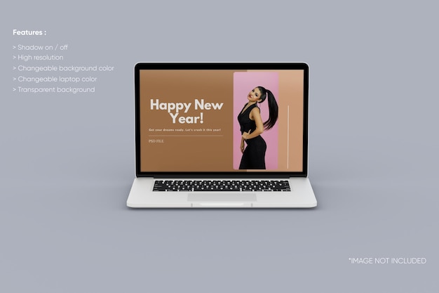 Full Screen Laptop Mockup – Free Download