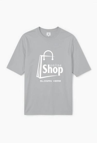 A Gray T-Shirt with “Shop Shop” Text – Free Stock Photo, Download for Free