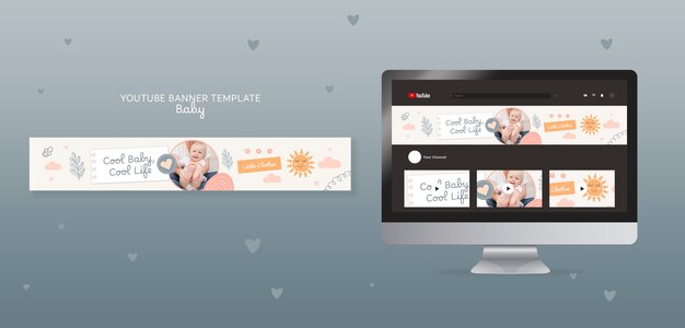 Baby Template Design for Creative Projects – Free Download