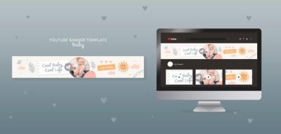 Baby Template Design for Creative Projects – Free Download