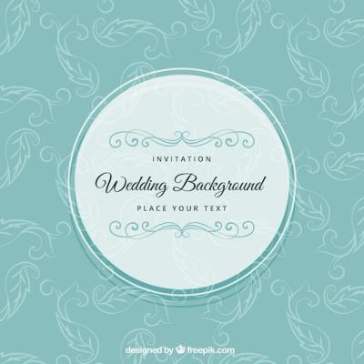 Retro Style Wedding Background – Free Download