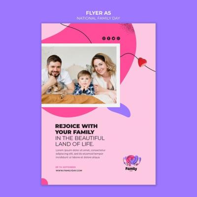 National Family Day Flyer Theme – Free Download