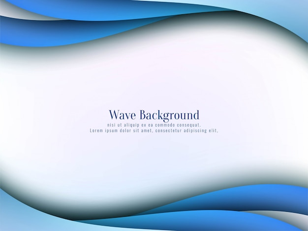 Abstract Stylish Blue Wave Background – Free Stock Photo, Download for Free