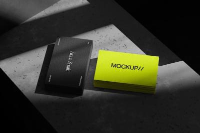 Amazing Outdoor PSD Card Mockup – Free to Download