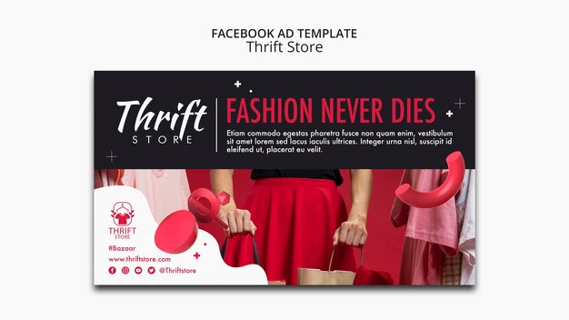 Thrift Store Template Design – Download Free Stock Photo