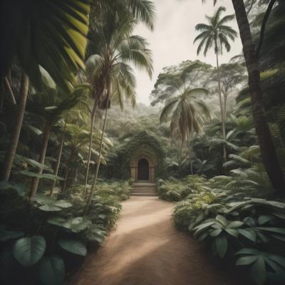Explore the Serene Jungle Path – Free Stock Photo Download