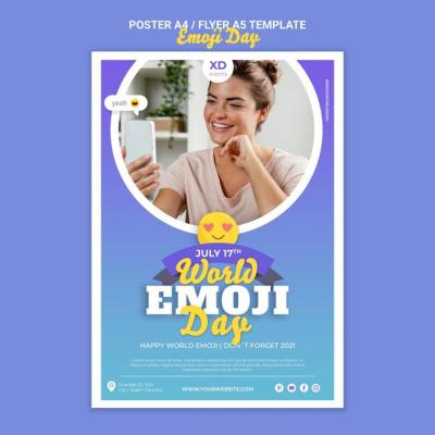 Emoji Day Print Template – Free Download for Stock Photos