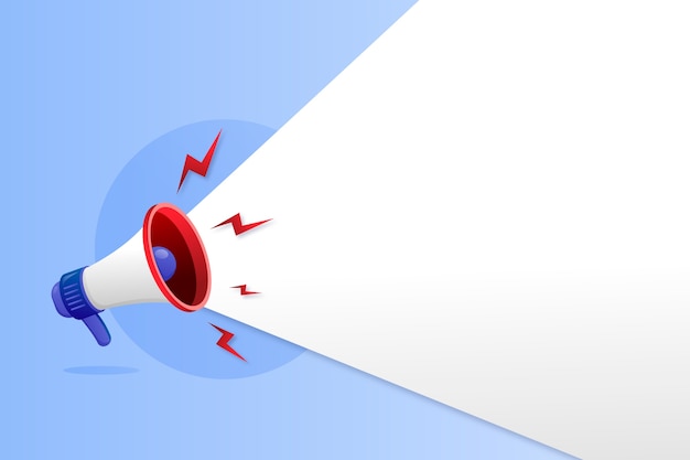 Gradient Announcement Background – Free Download