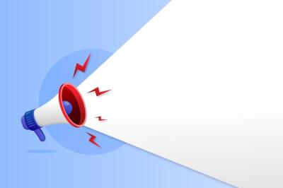 Gradient Announcement Background – Free Download